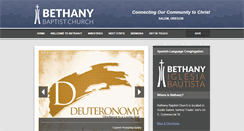 Desktop Screenshot of bethanybaptistchurch.com