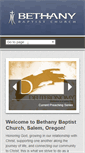 Mobile Screenshot of bethanybaptistchurch.com
