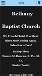 Mobile Screenshot of bethanybaptistchurch.org